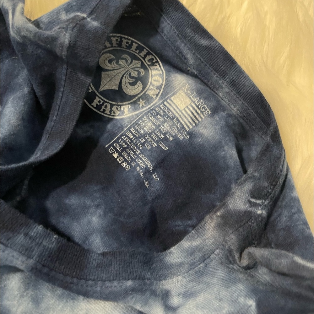 Affliction Tie Dye Tee. XL - Picture 6 of 14